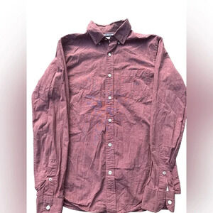 Old Navy The Classic Shirt Slim Fit Collared Button Down Shirt Size Small